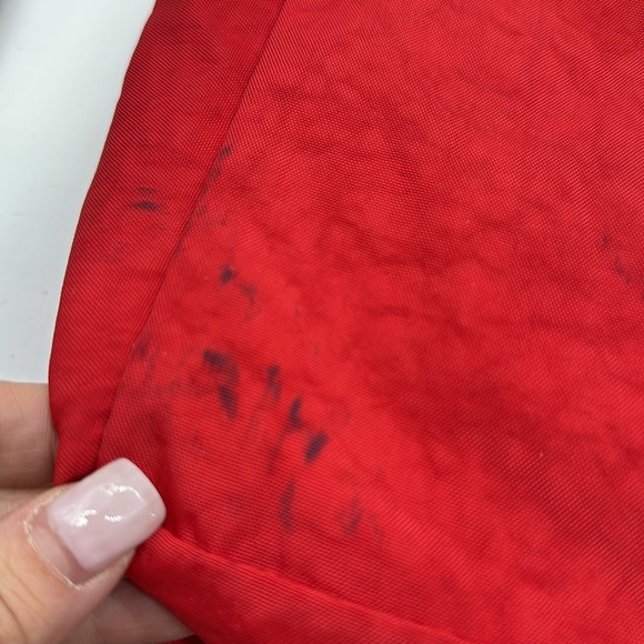 Kipling Red Nylon Lightweight Small Messenger Bag Purse MCB7579S - Picture 12 of 14